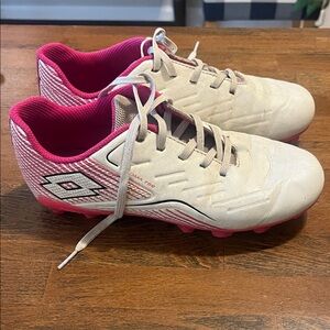 Lotto Kids' Cream and Pink Athletic Shoes